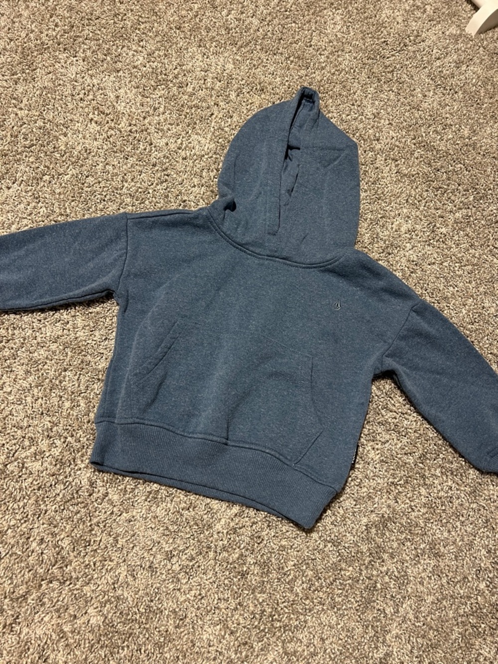 Kids Hooded Pullover Sweatshirt - Blue